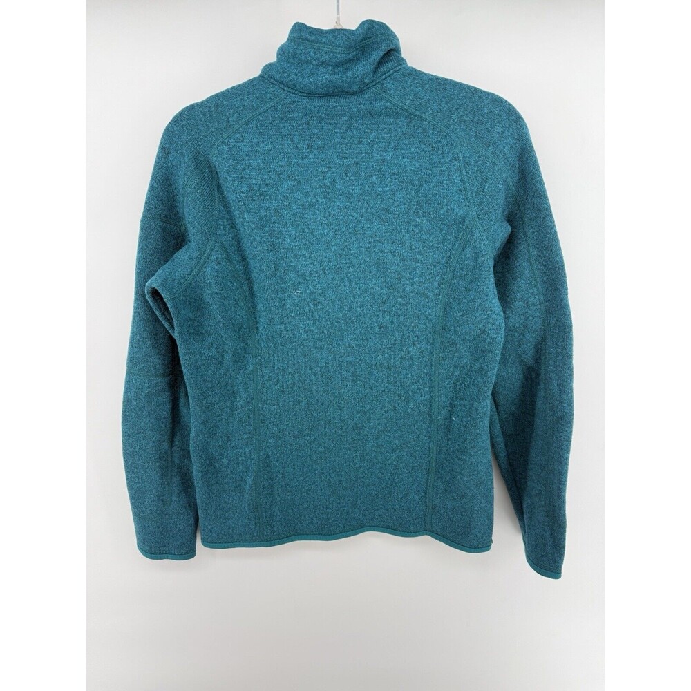 Patagonia Sweater Quarter Half 1/4 Zip Fleece Pullover Small Green - Picture 2 of 2